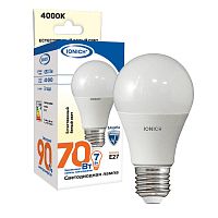 Лампа светодиодная LED 7w 4000К, E27, 630Лм, A55 IONICH | код 1613 | Universal