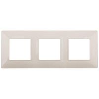 Рамка на 3 поста, Эра Elegance, сл.кость, 14-5003-02 | код Б0034394 | ЭРА