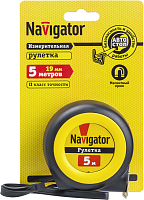 Рулетка 80 258 NMT-Ru01-A-5-19 5мх19мм автостоп Navigator 80258