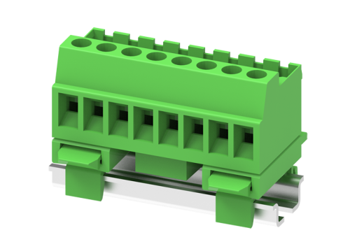 MC-PC5.08V21C-S Разъём штекерный MC, шаг 5.08мм,21 конт. для DIN-рейки,зел., шт | код MC-PC5.08V21C-S | SUPU