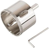 Коронка кольцевая по керамограниту камню и кафелю алмазная с центровочным сверлом 55х70мм FIT 16222