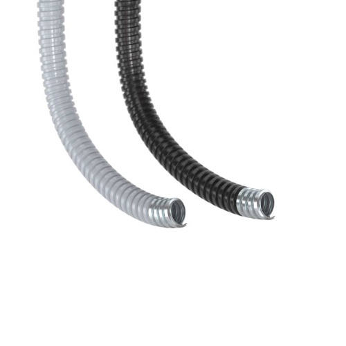 Металлорукав DN 50мм в герметичной ПВХ изоляции, Dвн 50,5 мм, Dнар 57,0,25 м, цвет чёрный | код 6071R-050N | DKC фото 4