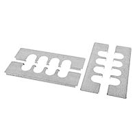 Панель для ввода кабеля 5 мест в шкаф EMS шириной 600 мм (4 шт.) | код EMS-PCD-600.100 | ELBOX