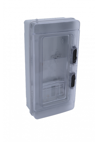 Корпус щита учётно-распределительного 170x350x140мм, навесной, пластик, прозрачная дверца | код CP5301 | CETINKAYA PANO