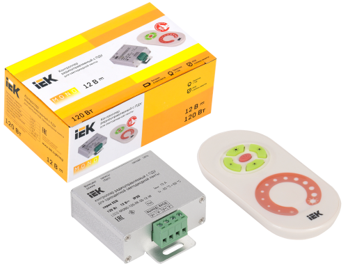 Контроллер с ПДУ радио MONO 1 канал 12В 10А 120Вт белый | код LSC1-MONO-120-RF-20-12-W | IEK фото 2 Контроллер с ПДУ радио MONO 1 канал 12В 10А 120Вт белый | код LSC1-MONO-120-RF-20-12-W | IEK фото 2