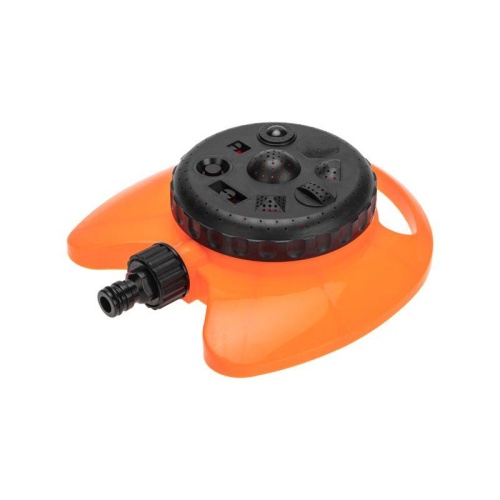 Дождеватель для полива круговой 100 (кв.м) 8 режимов | код. 62-0257 | ЧЕТЫРЕ СЕЗОНА Дождеватель для полива круговой 100 (кв.м) 8 режимов | код. 62-0257 | ЧЕТЫРЕ СЕЗОНА