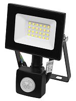 Прожектор СДО-05-030-ИКД (ИК датчик) 30 Вт, 2400 лм, 6500 К, 220-240 В, IP44, черный, Народный | код SQ0336-0291 | TDM НАРОДНЫЙ