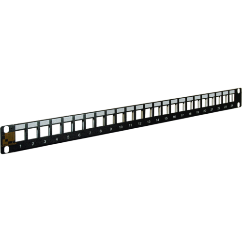 Патч-панель наборная, экранированная, 24 порта, 1U | код LAN-PP24OK-STP | LANMASTER