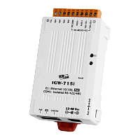 tGW-715i CR Tiny Modbus/TCP to RTU/ASCII Gateway with PoE and 1 Isolated RS-422/485 (RoHS) | код 00-06103998 | ICP DAS
