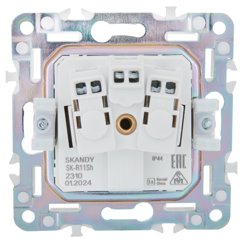 SKANDY Роз. з/к/ш кр. 16А IP44 SK-R11Sh шамп. IEK | код SK-R16-16-44-K37 | IEK фото 2