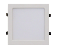 Панель светодиодная встраиваемая квадратная SLP-eco 18Вт 230В 4000К 1260Лм 220мм белая IP40 IN HOME | код 4690612007175 | IN HOME