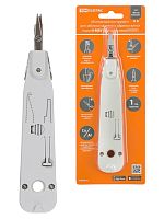 Инструмент И-МВУ, монтаж и обрезка витой пары, ударный, «МастерЭлектрик» TDM | код SQ1003-0202 | TDM