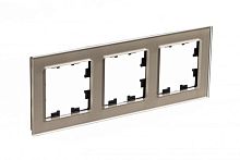Рамка 3-м AtlasDesign Nature стекло шампань | код. ATN320503 | Schneider Electric