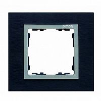 Рамка 1 пост 82, сталь черная | код. 82917-38 | Simon