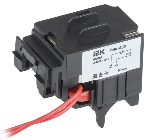 Расцепитель независимый РНм-250 (РНм-35) 220В MASTER | код SVA30D-RN-02 | IEK 