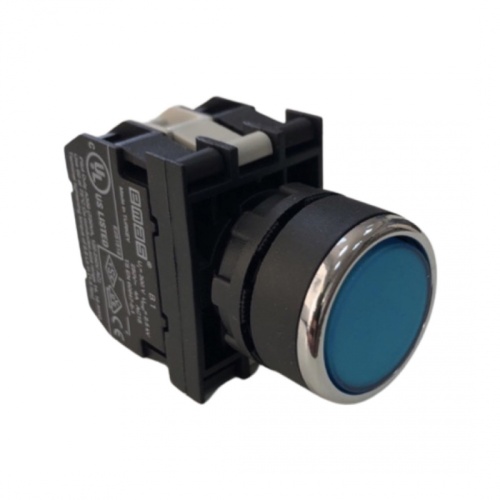 Кнопка с подсветкой-светодиод синяя B172DМ | код B172DM | EMAS Кнопка с подсветкой-светодиод синяя B172DМ | код B172DM | EMAS