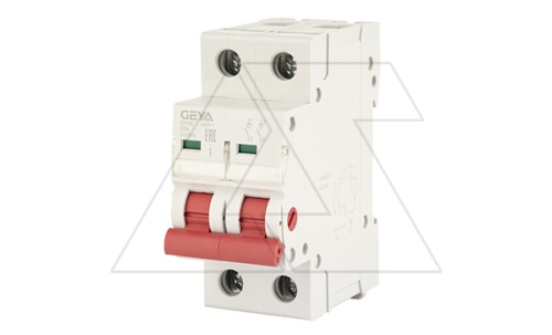 Выключатель нагрузки GYH8-2P-32, 2P, 32A, 12kA, 2M | код GYH82P32 | GEYA Выключатель нагрузки GYH8-2P-32, 2P, 32A, 12kA, 2M | код GYH82P32 | GEYA