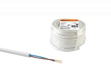 Провод ПВС 2х1.5 ГОСТ (бухта 10м) белый | код SQ0118-0011 | РЭМЗ ТМ
