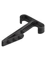 Дюбель-хомут для плоского кабеля Т-образный 2-12 мм черный (100 шт.) TDM | код SQ0539-0041 | TDM