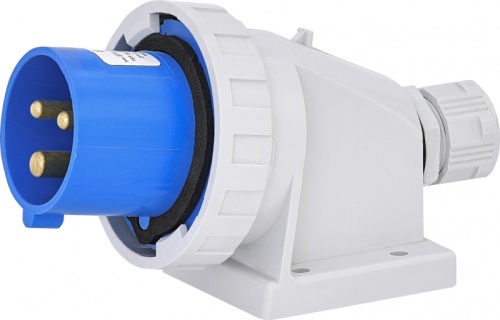 Вилка настенная EPH-1632 IP67 (16A, 400V, 2P+PE) | код 004482066 | ETI