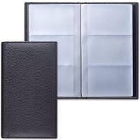 Визитница трехрядная BRAUBERG Favorite, на 144 визитки, под фактурную кожу, черная, 231655 | код 231655 | BRAUBERG