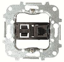 Розетка телекоммуникационная на 8 контактов, тип RJ45, категория 3s | код 2CLA811730A1001 | ABB