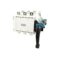 Выключатель нагрузки-рубильник YCHGLZ1 1000А 3P F22 2НО+2НЗ J с выносной рукояткой | код B040608 | CNC