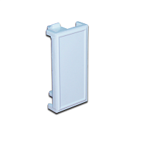 Заглушка 22.5х45, белая | код LAN-SIP-22B-WH | LANMASTER