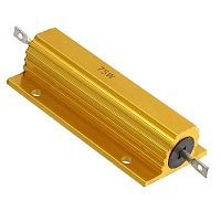 Мощный постоянный резисторRX24 75W 5% 150R, алюминиевый корпус | код 94151 | Ruichi