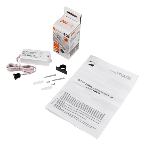 Датчик движения PMS-IR 050 500W 230V 30° WH IP20 Jazzway | код 5059092 | JazzWay фото 2