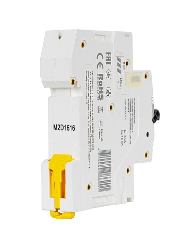 ARMAT Автоматический выключатель M06N 1P D 16А | код AR-M06N-1-D016 | IEK  фото 9