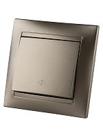 Перекрестный выключатель 1-кл. 10А бронза Лама TDM | код SQ1815-0736 | TDM