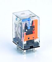 Промежуточное реле 2 конт. с LED инд. и TEST функ. 5А 48В DC ПР-102 | код 23843DEK | DEKraft