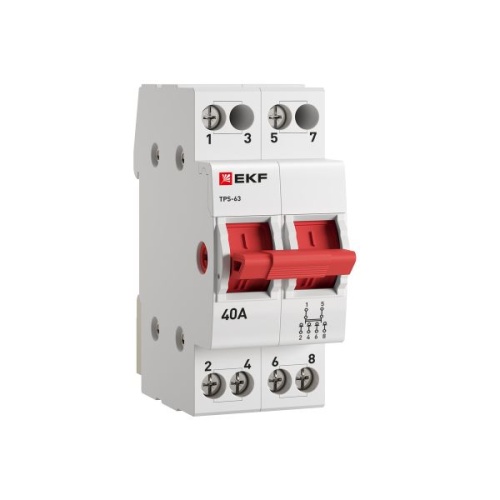 Трехпозиционный переключатель ТПС-63 2P 40А EKF PROxima | код TPS240 | EKF фото 2 Трехпозиционный переключатель ТПС-63 2P 40А EKF PROxima | код TPS240 | EKF фото 2
