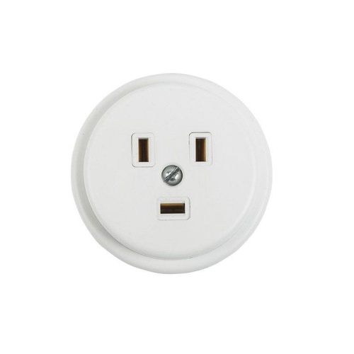 Розетка силовая 40А 250В IP20 для электроплиты с заземл. | код 11-8520 | Rexant