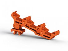 498 227, Трехуровневый держатель маркировочных элементов для PYK 2,5 - 2F (оранжевый), PYK 2,5 ETS3 | код 0.0.0.4.98227 | KLEMSAN