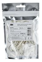 Дюбель-хомут 19-25мм для круглого кабеля нейлон бел. (уп.25шт) | код UDH13-19-25-025-K01 | IEK