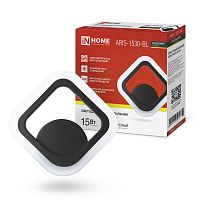 Светильник светодиодный ELEGANT ARIS-1530-BL 15Вт 230В 3000K 1200Лм черный IN HOME | код 4690612054391 | IN HOME