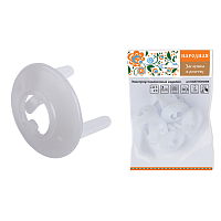 Заглушка в розетку от детей с ключом (набор 6шт.) Народная | код SQ1825-0002 | TDM НАРОДНЫЙ