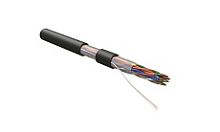 Hyperline UUTP10W-C5-S24-OUT-PE-BK Кабель витая пара, неэкранированная U/UTP, категория 5, 10 пар (24 AWG), одножильный (solid), внешний, PE, -40°C – +60°C, черный | код 445186 | Hyperline