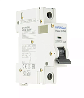 Автоматический выключатель HGD63-M 1PMDS0000C 00020 1 полюс, 20А, ток к.з. 6kA, хар-ка D (STANDARD) | код 13.04.000967 | HYUNDAI