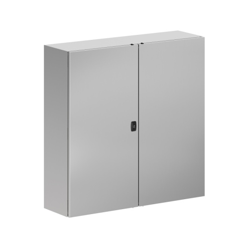 Корпус навесной STH с М/П двухдверный из нержавеющей cтали AISI316 ВxШxГ 1000x1000x300 мм, без фланца, IP55 | код R5STH1013-316 | DKC