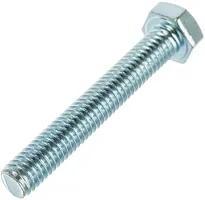 Болт DIN933 М5х40 шестигранная голова полная резьба оцинкованный | код A01000504030607 | Зитар