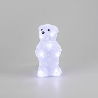 Акриловая светодиодная фигура Медвежонок 12х22х13 см, 4,5 В, 3 батарейки AAA (не входят в комплект), 10 светодиодов, NEON-NIGHT | код 513-311 | NEON-NIGHT