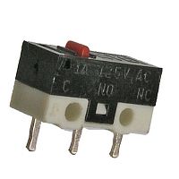 Микропереключатель RUICHI DM3-00P-110, ON-(ON) SPDT, 1 A, 125 В | код 64466 | Ruichi