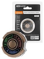 Панель Не беспокоить/Уборка 16А 250В бронза, Байкал TDM | код SQ1819-0452 | TDM