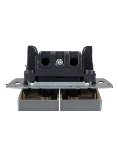 BRITE Выключатель жалюзи 10А ВС10-1-5-БрА алюминий | код BR-V15-0-10-K47 | IEK фото 4