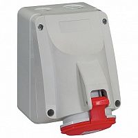 Розетка накладная - P17 Tempra Pro - IP 44 - 380/415 В~ - 32 A - 3К+З | код. 555258 | Legrand