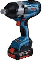 Гайковерт Bosch GDS 18V-1050 аккум. патрон:квад.3/4 (кейс в комплекте) (06019J8522) | код 2048619 | BOSCH