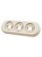 Рамка 3-х постовая сл. кость «Виви» TDM | код SQ1820-1391 | TDM